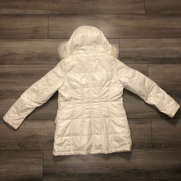 White winter jacket - mid length - Picture 2 of 5